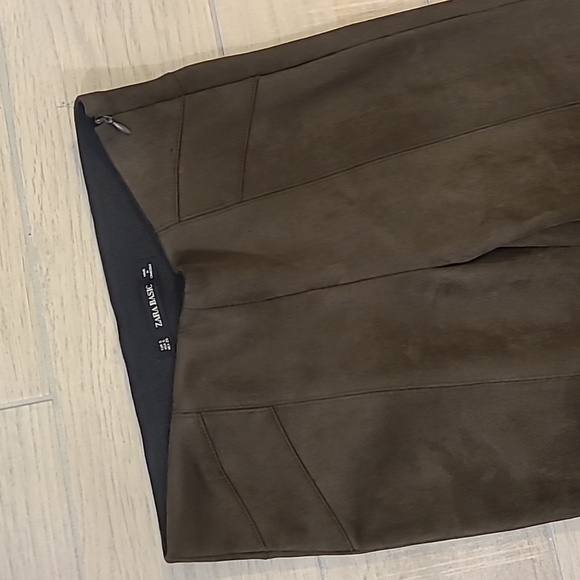 Zara Suede Pants - Picture 3 of 4